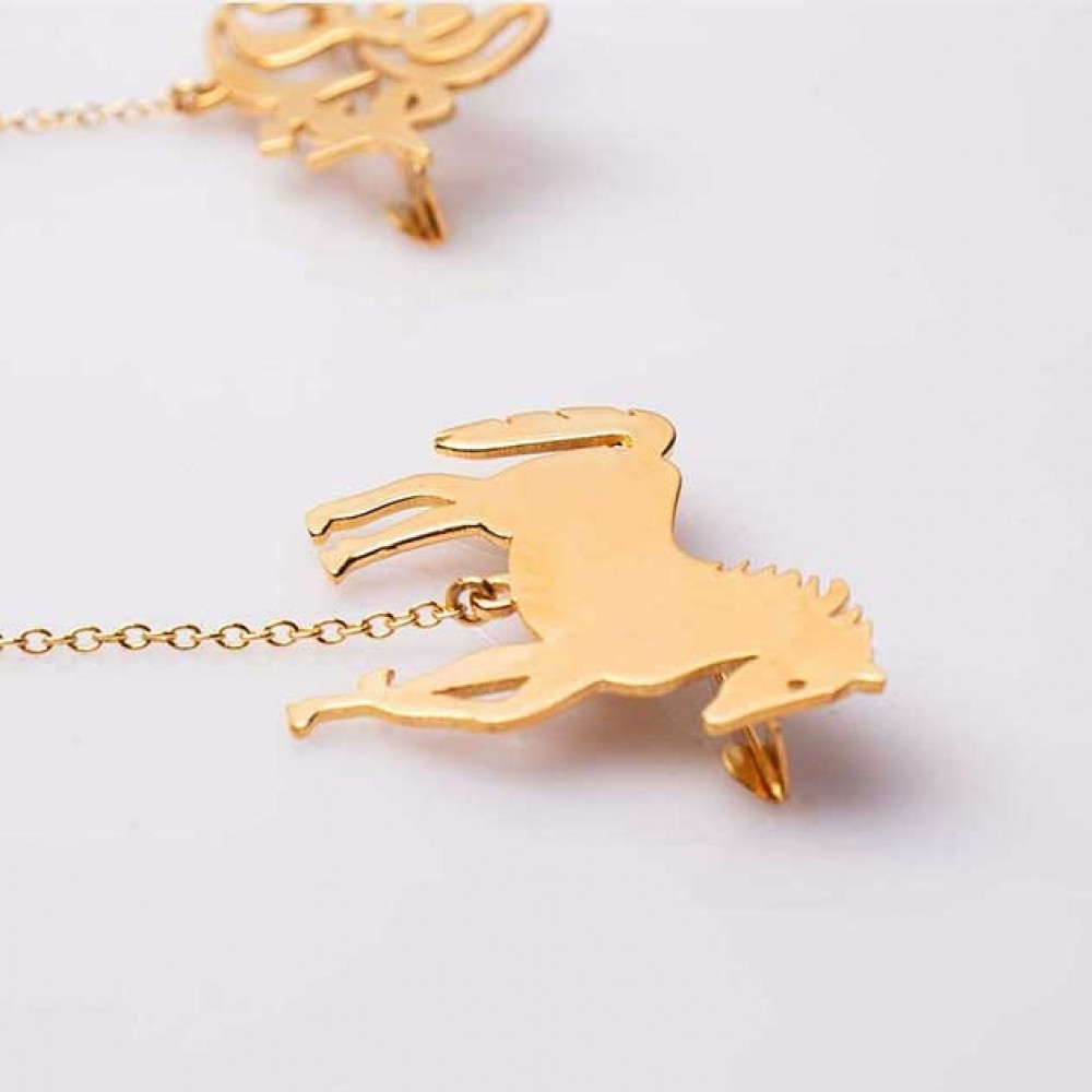 بروش اطفال مع حصان بالاسم - بروشات بالاسم