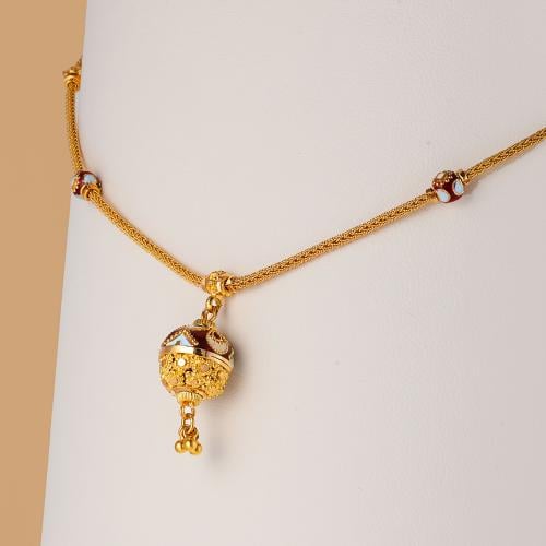 عقد ذهب فاخر عيار 21