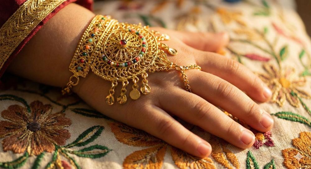 كف ذهب للاطفال