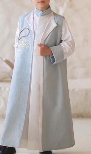 طقم ثوب مع دقله مع التطريز