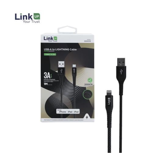 LinkUP LightningCharge - كابل شحن USB-A إلى Lightn...