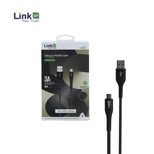 LinkUP MicroCharge - كابل شحن مايكرو USB عالي الأد...