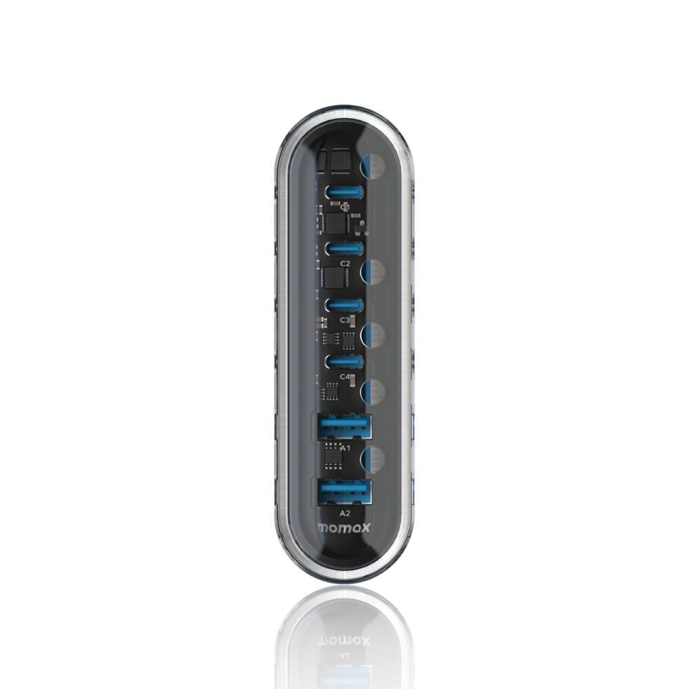 شاحن مكتبي موماكس بـ 6 منافذ MOMAX 120w