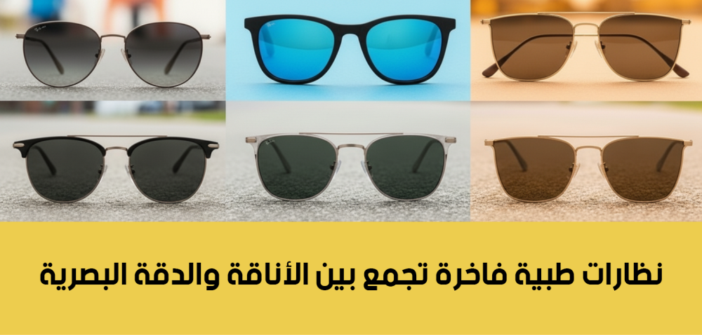 نظارات طبية فاخرة تجمع بين الأناقة والدقة البصرية