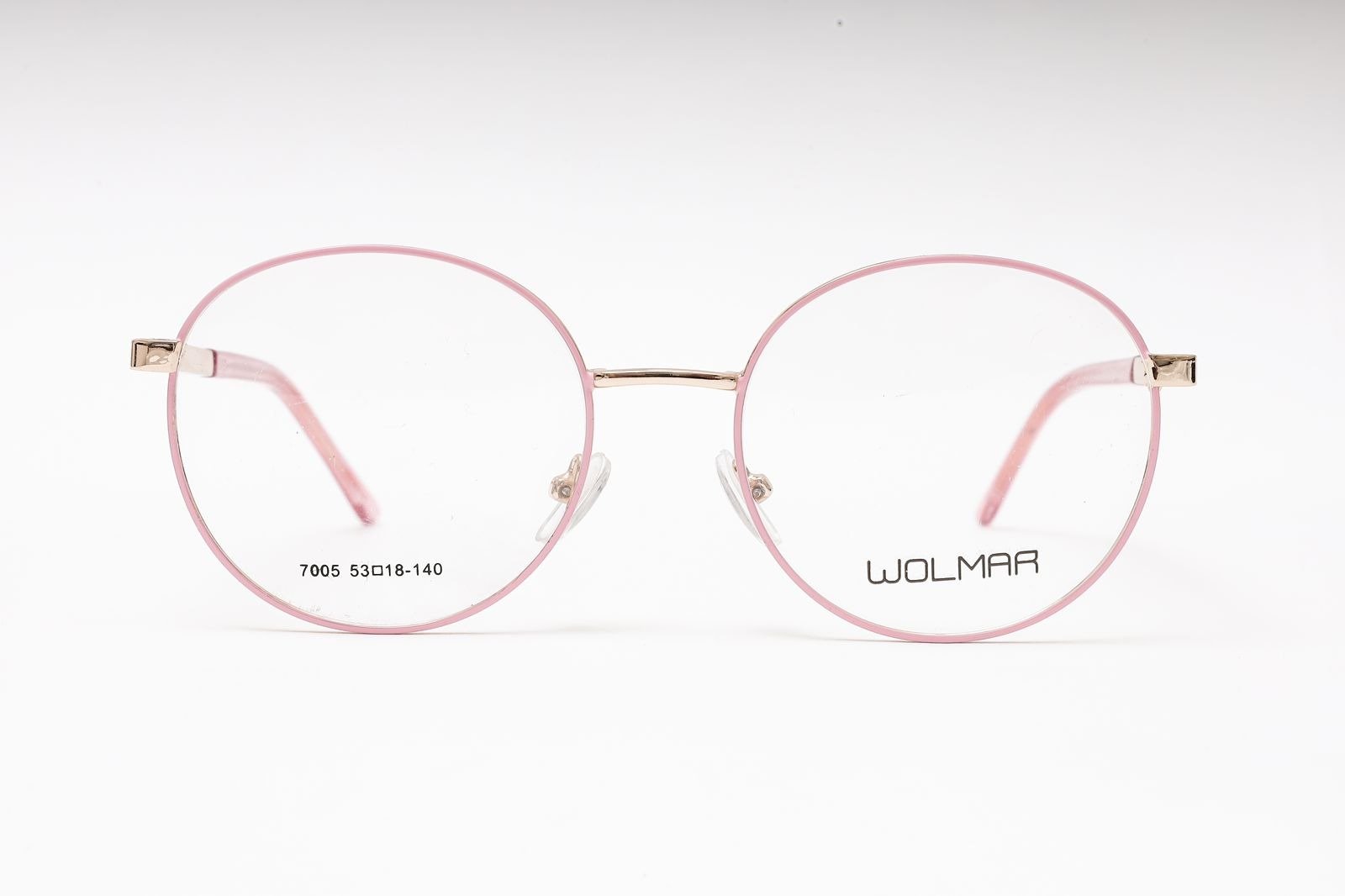 نظارة طبية WOLMAR بإطار معدني دائري – تصميم كلاسيكي