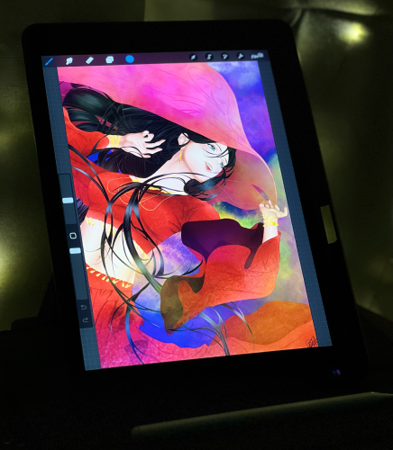 رسم بورتريه رقمي