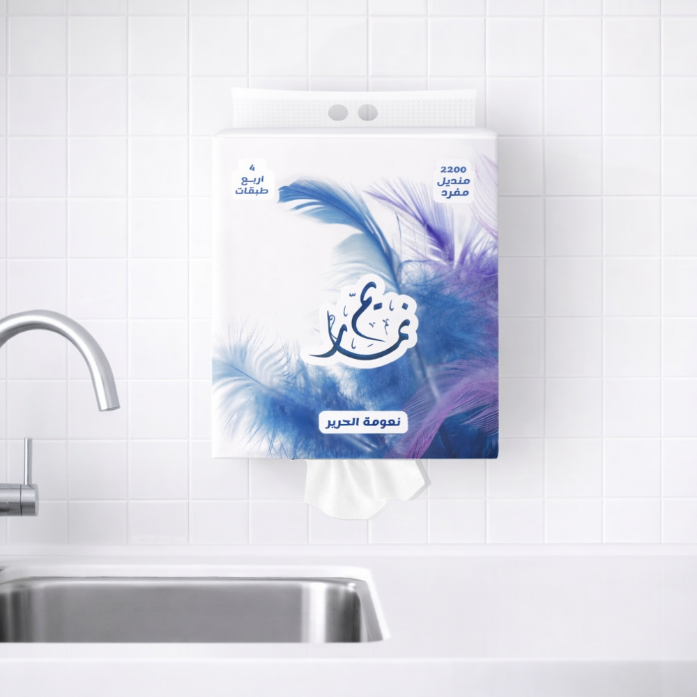 باقة التعليق العملاقة 2200 منديل 5 عبوات