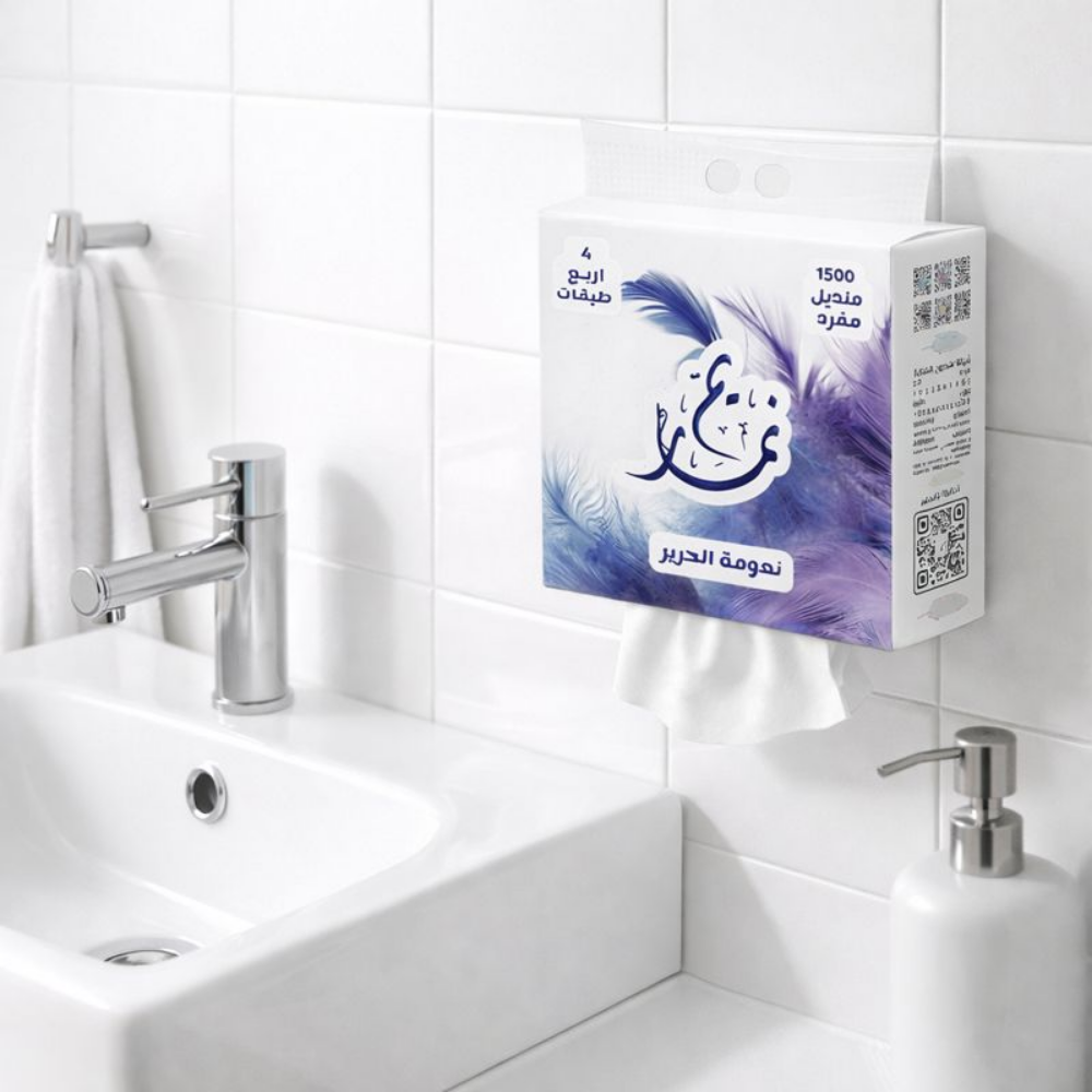 باقة التعليق العملاقة 1500 منديل 5 عبوات