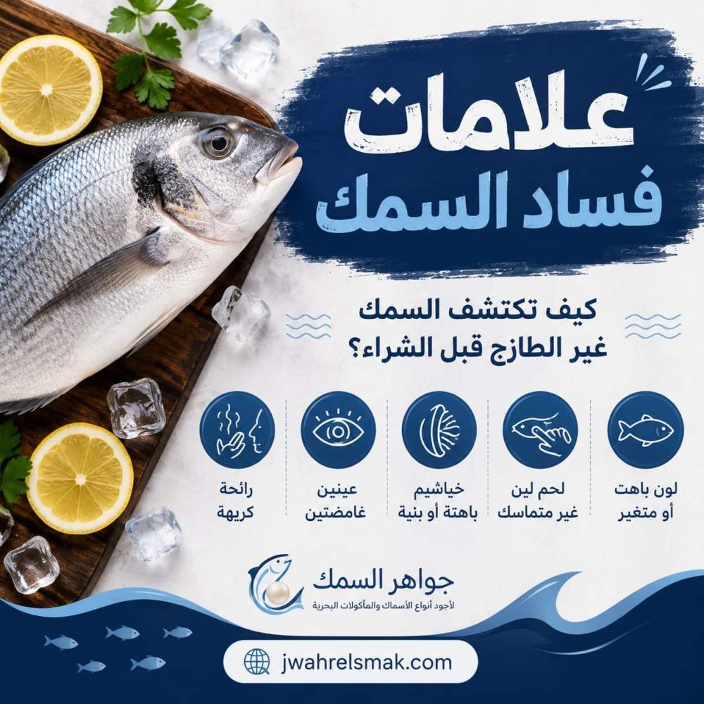 علامات فساد السمك | كيف تكتشف السمك غير الطازج قبل الشراء؟