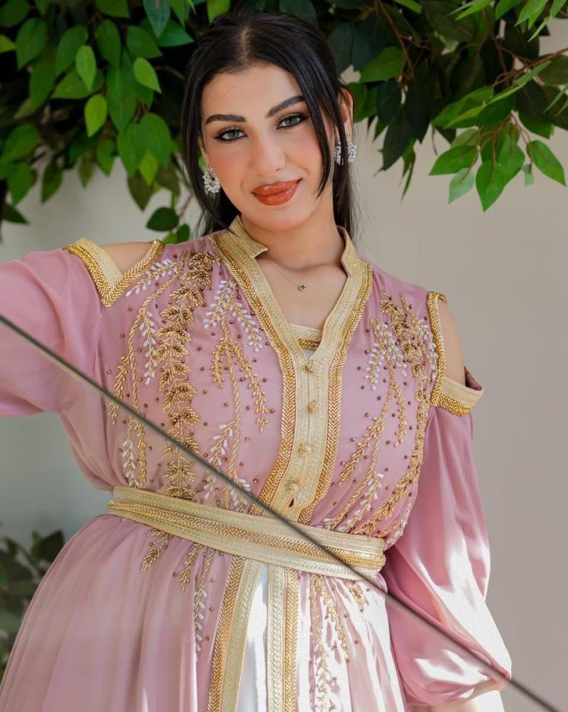 جلابية شيفون مغربي 989