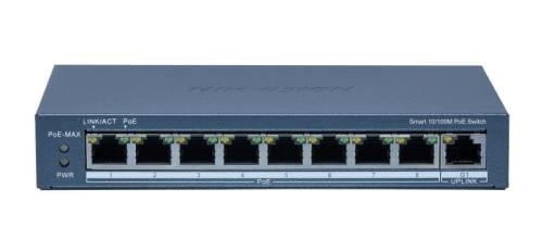 سوتش من HIKVISION مداخل 8 طاقة ذاتية - 10/100