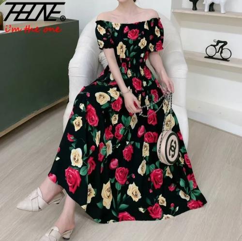 رداء ماكسي فستان طويل المرأة الصيف Vestidos THHONE...