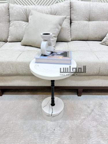 طاولة خدمة سطح رخام قاعدة رخام