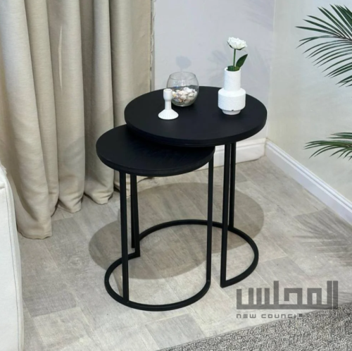 طقم طاولات مزوجه 1+1