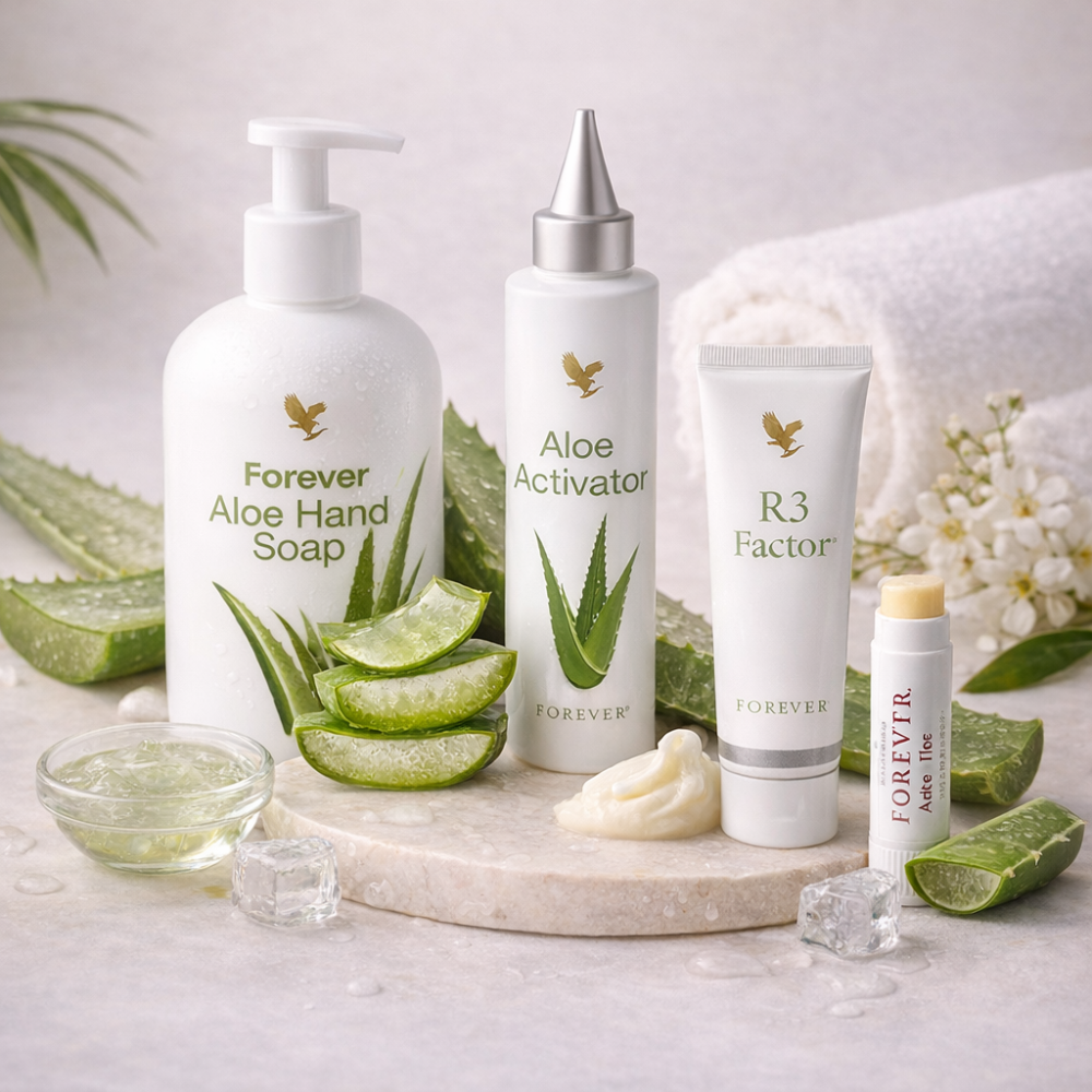 دليل استخدام منتجات Forever Living Products للعناية اليومية بالبشرة
