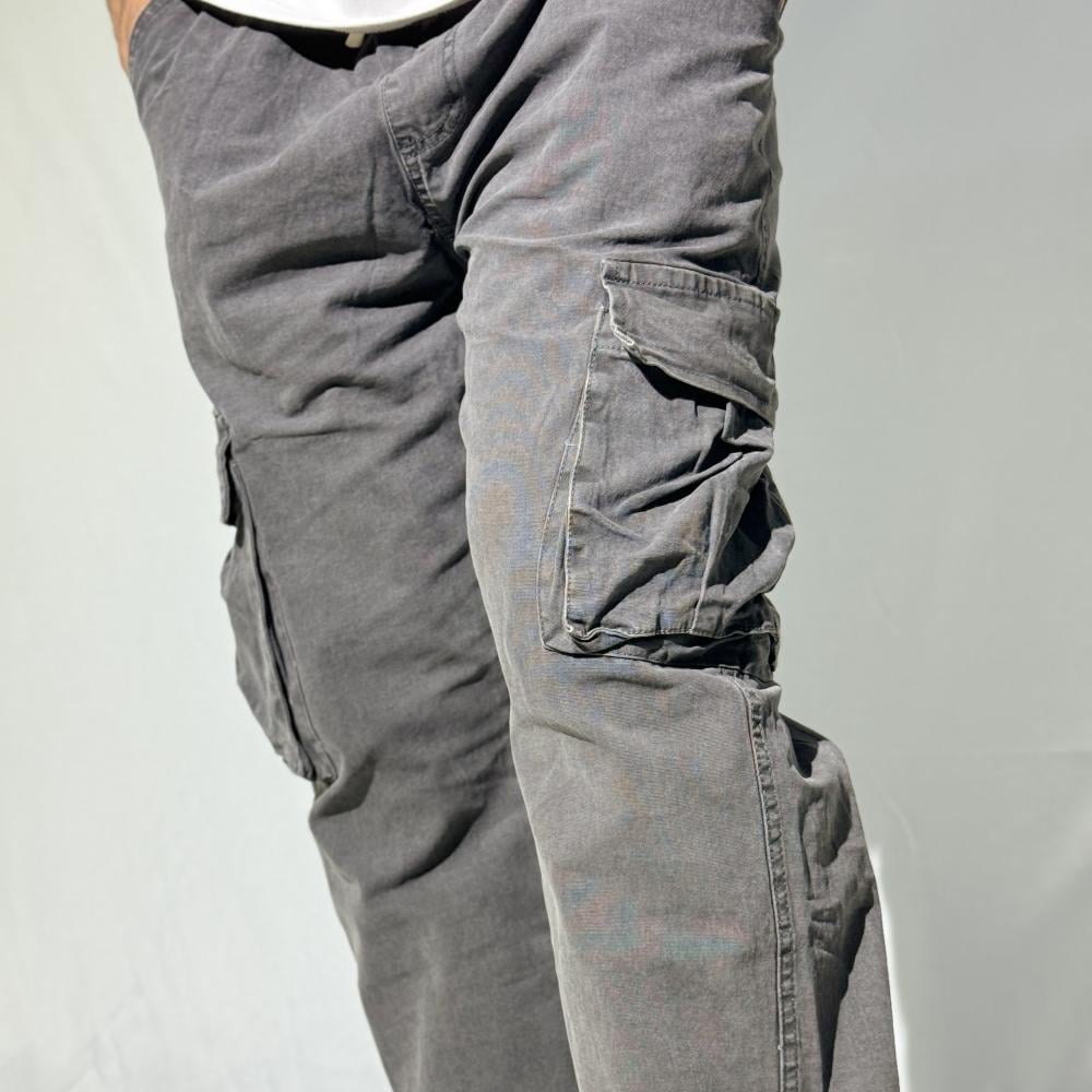 بنطلون كاجوال أوفر سايز بجيوب جانبية عملية