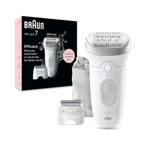 جهاز براون لإزالة الشعر – Braun Silk-épil 7 رمادي/...