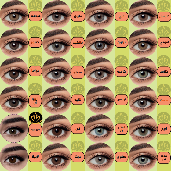 لنس مي عدسات ملونة للزينة ( بتروليوم )