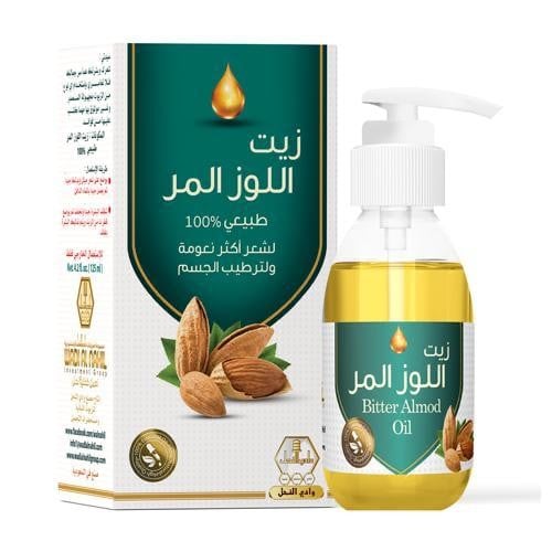 وادي النحل زيت اللوز المر للجسم والشعر125 مل