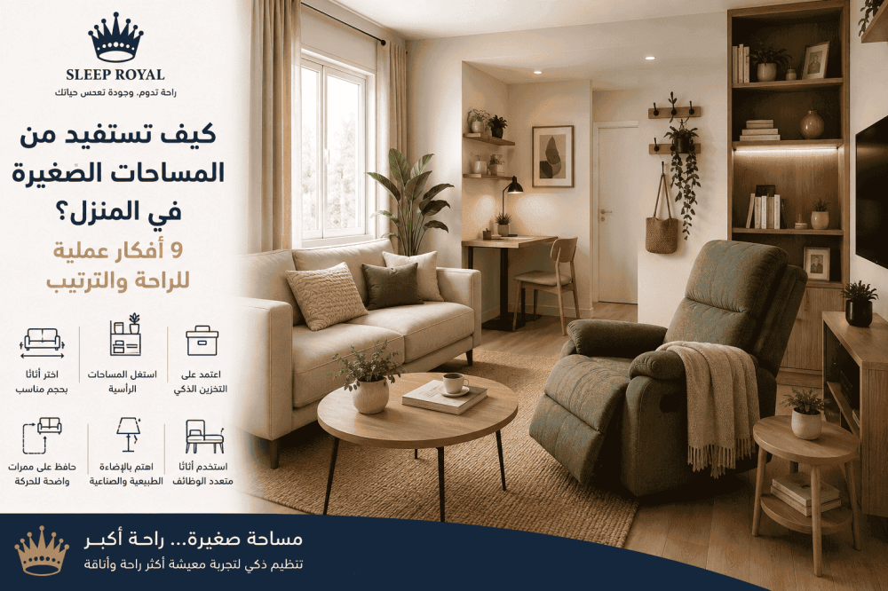 كيف تستفيد من المساحات الصغيرة في المنزل؟ 9 أفكار عملية للراحة والترتيب