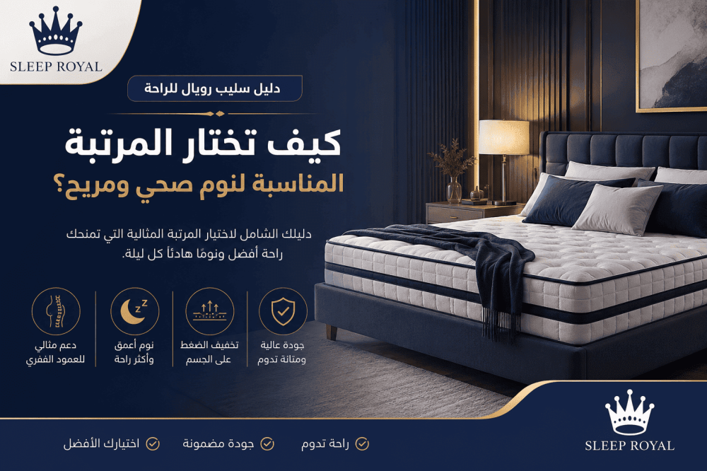 كيف تختار المرتبة المناسبة؟ دليل شامل لنوم صحي ومريح
