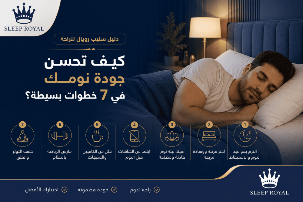 كيف تحسن جودة نومك في 7 خطوات بسيطة؟