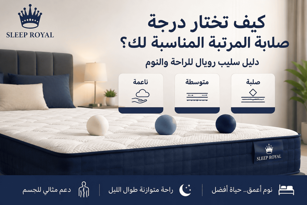 كيف تختار درجة صلابة المرتبة المناسبة لك؟ دليل اختيار المرتبة