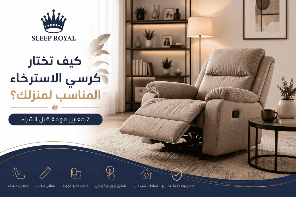 كيف تختار كرسي الاسترخاء المناسب لمنزلك؟ 7 معايير مهمة قبل الشراء