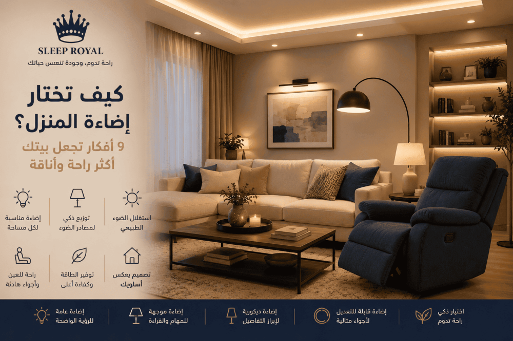 كيف تختار إضاءة المنزل؟ 9 أفكار تجعل بيتك أكثر راحة وأناقة