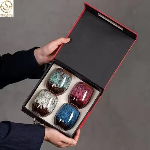 175 مللي كوب شاي سيراميك صيني عتيق أكواب قهوة سيرا...