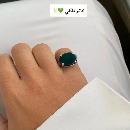 خاتم فضة أصلي عيار925-متجر فرح