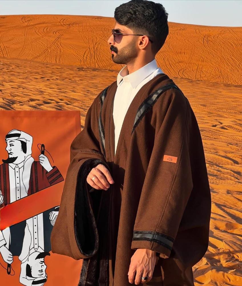 بشت شتوي رجالي لون عودي متجر فرح