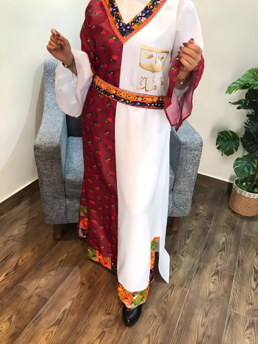 جلابية رمضان نسائي عنابي