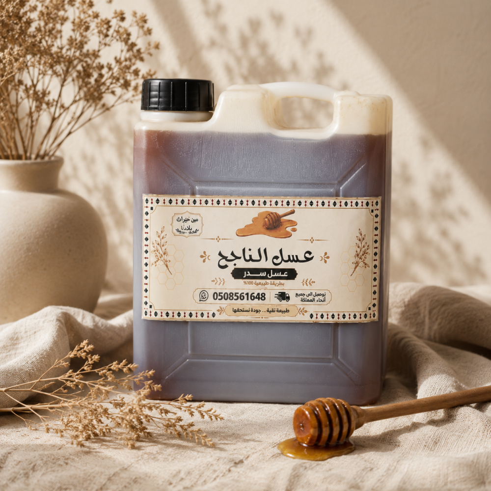 جركل عسل سدر جبلي 7 كيلو