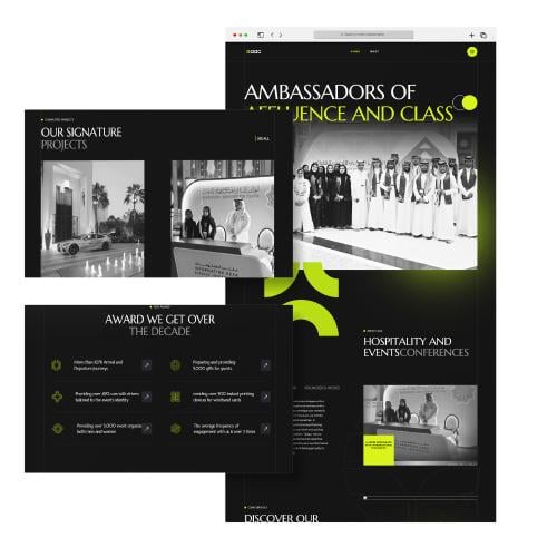تصميم موقع إلكتروني