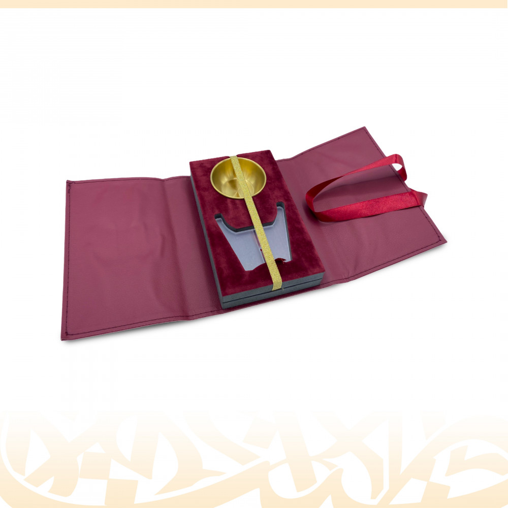 مبخرة السفر الفاخرة (عنابي)