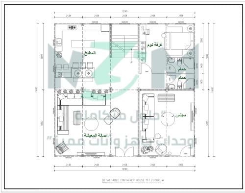 بيت دورين جاهز و مشطب بقيمة 160 الف ريال