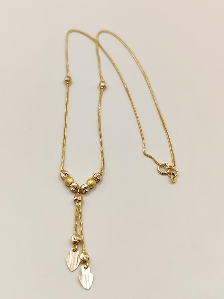 Necklace 16 inches 21k