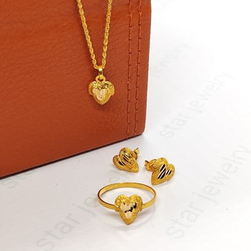 Set 21k with necklace 18k