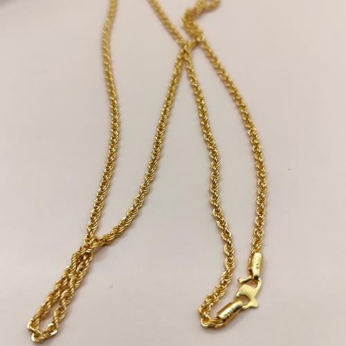 Necklace 19 inches 21k