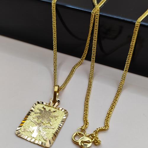 Necklace with pendant 20 Inches 21k