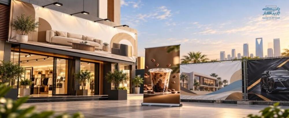 طباعة بنرات اعلانية للمحلات والشركات