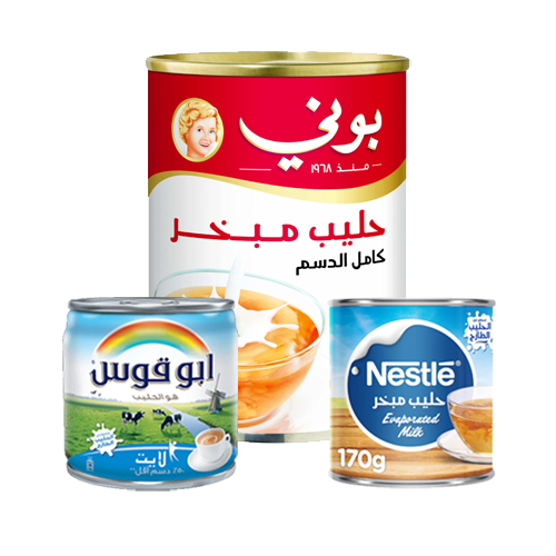 حليب مبخر ومكثف