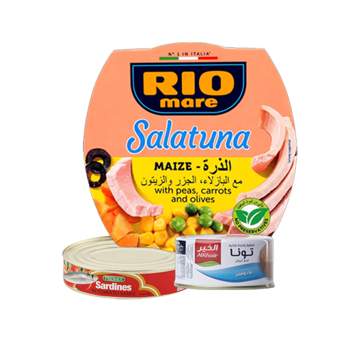 التونة والسردين