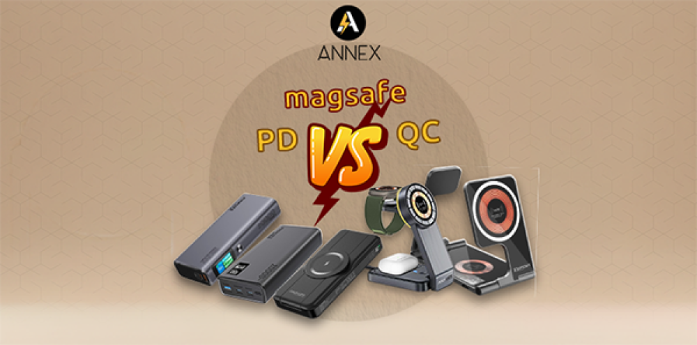 ما هو الشحن السريع PD وQC وMagSafe