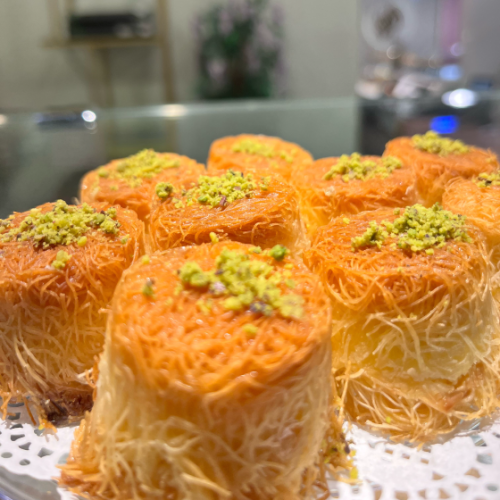 كنافة بالسمن البلدي وحشوة الجبن