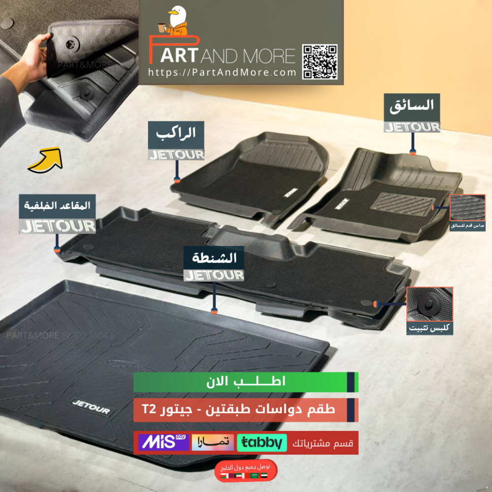 دواسات طبقتين جيتور T2 ( الشنطة طبقة وحده )