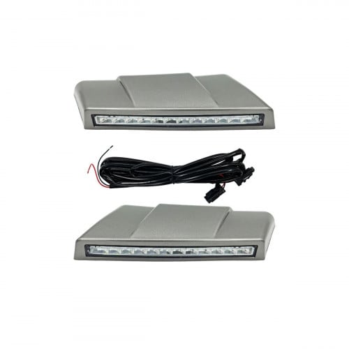 طقم كشاف ضباب تويوتا شاص 2015 LED - عرضي