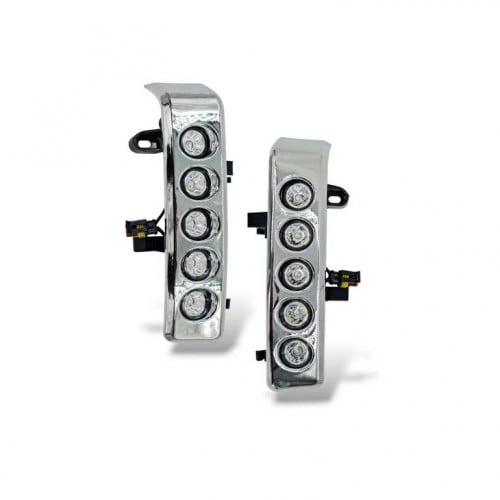 طقم كشاف ضباب تويوتا شاص 2012 LED - طولي
