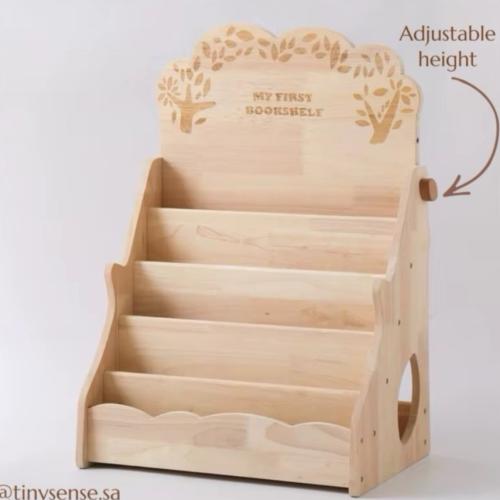 Wooden Bookshelf & Drawing Board